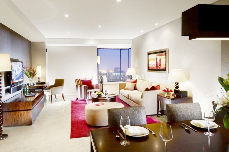 Beijing apartment rent OAKWOOD Residences 3bedroom 189sqm ¥48,000 BJ0002548