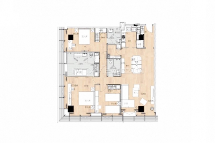 Youtha Suites 2bedroom 129sqm ¥35,300 BJ0004392