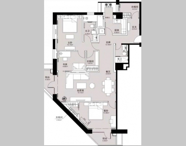 GuangYao Apartment 3bedroom 165sqm ¥30,000 BJ0004588