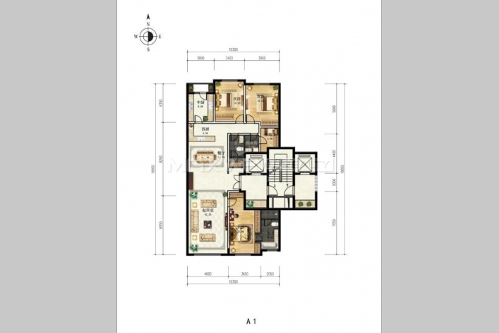 WAN LIU Shuyuan 万柳书院 3bedroom 220sqm ¥100,000 BJ0008022